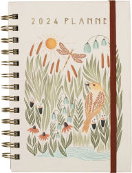 2024 Fringe Juliana Tipton Riverbank 17-Month Paper Wrapped Hardcover Spiral Petite Planner