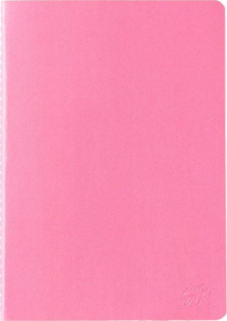 Pink Limited Paper Wasp Faux Leather Saddle Stitch Journal