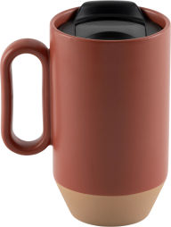 Title: 16oz Ceramic Travel Mug - Red, Author: Barnes & Noble