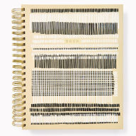 Title: 2025-2026 Paper Source B+W Minimalist Weekly Desk Planner