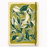 Title: 2025-2026 Paper Source Romantic Greenery Monthly Desk Planner