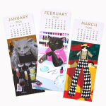 Alternative view 2 of 2026 Paper Source 12M Cattitude Bookmark Calendar