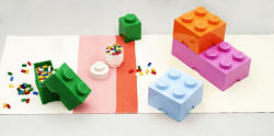Alternative view 9 of LEGO Storage Brick 4, Black