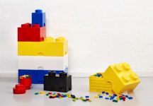 Alternative view 6 of LEGO Storage Brick 4, Black