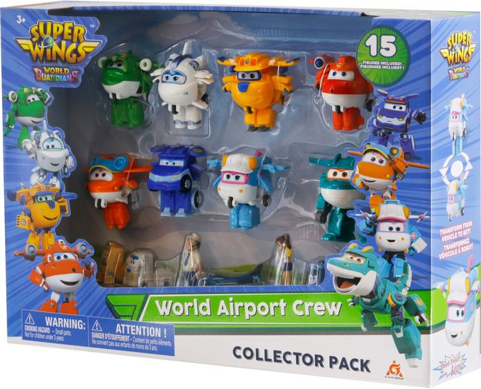 Buy Super Wings EU760060C World Airport Crew Pack of 10 Characters from  Season 6 of The Hit TV Show for Children Aged 3+ Online at desertcartINDIA