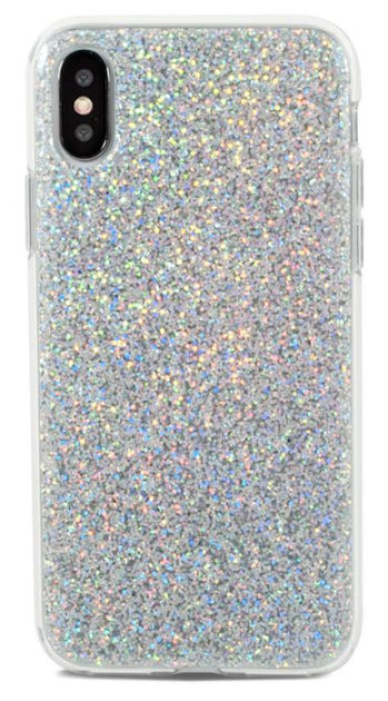 Scene Silver Glitter iPhone X Case by design loop | Barnes & Noble®