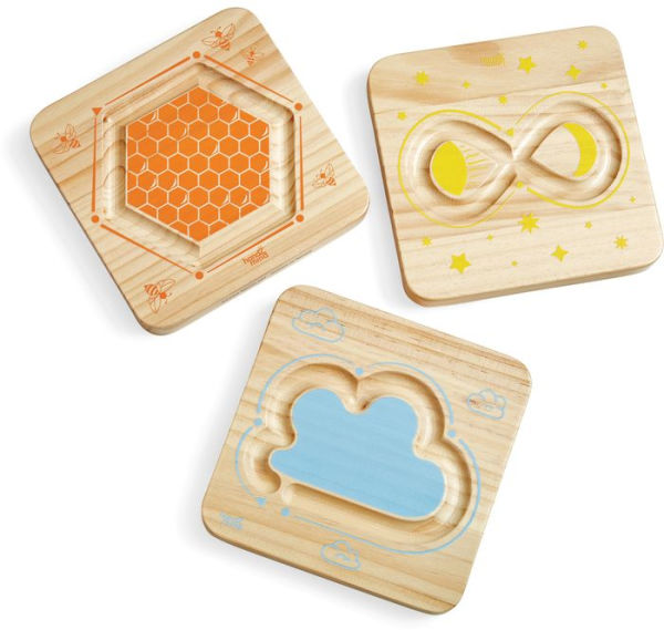 hand2mind Wooden Mindful Maze Set
