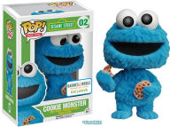 flocked cookie monster pop
