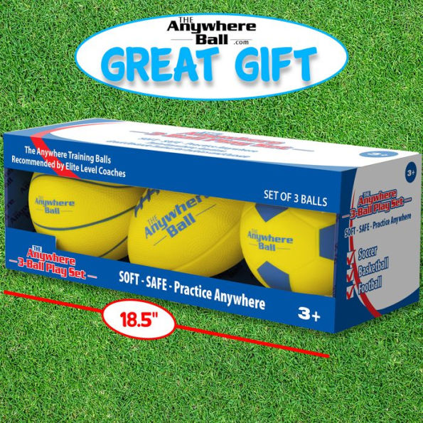 The Anywhere Ball 3-Ball Sport Set