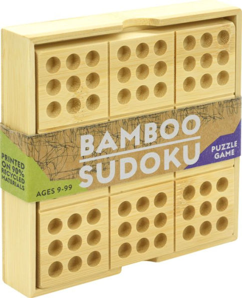 Bamboo Sudoku Brainteaser Game