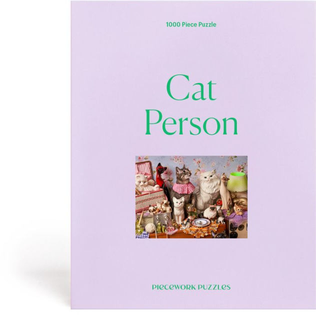 1000-Piece Puzzle - Cat Person - by Piecework