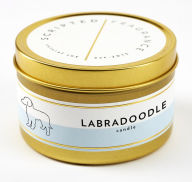 Title: Labradoodle Candle in Tin