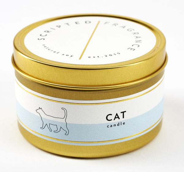 Cat Candle in Tin