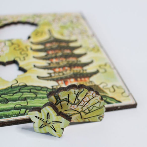 Osaka, Boardwalk Wooden Jigsaw Puzzle (Fun Size - 27 Pieces)