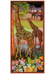 Giraffes, Boardwalk Wooden Jigsaw Puzzle (Medium Size - 138 Pieces)