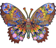 Title: New Animal Butterfly, Wooden Jigsaw Puzzle (Jumbo Size - 460 Pieces)