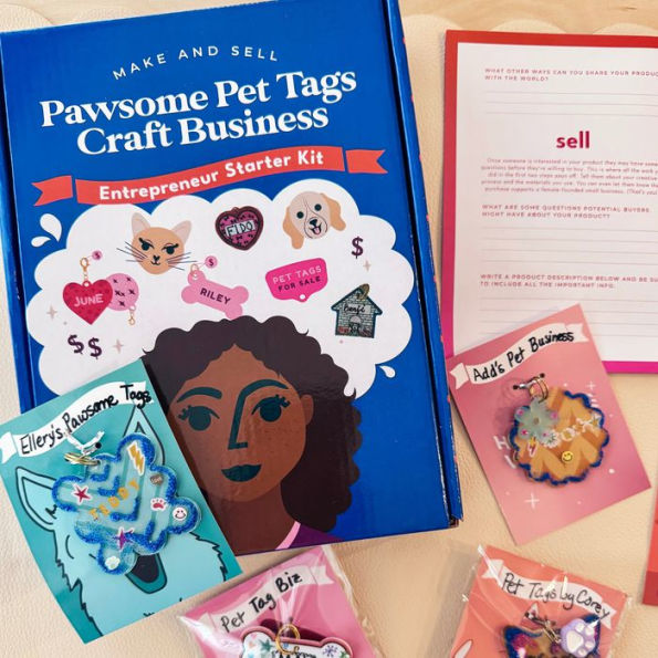 Make and Sell Pawsome Pet Tags Craft Business