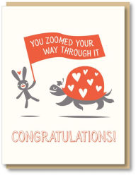 Graduation Greeting Card Congrats Tortoise