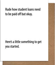 Title: Graduation Greeting Card Rude Loans