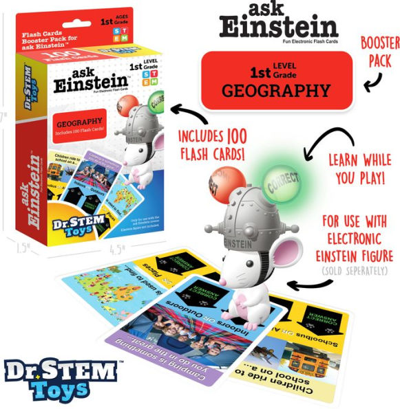 Ask Einstein 1st Grade Geography Cards