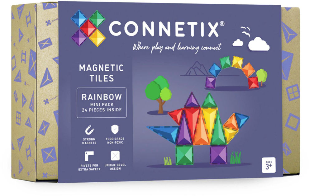 【Connetix】Rainbow Motion Pack 24 Pieces Rainbow Mini Pack 24 pc by Connetix | Barnes & Noble®