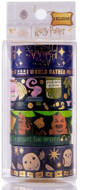 Harry Potter Set of 8 Glitter Washi Tapes