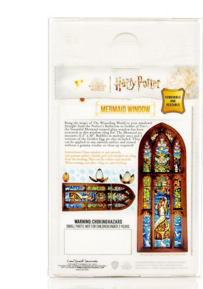 Harry Potter Stained Glass Mermaid Window Clings
