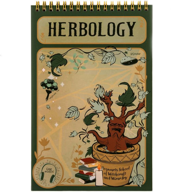 Harry Potter Herbology Top Spiral Notepad by Conquest Journals Barnes
