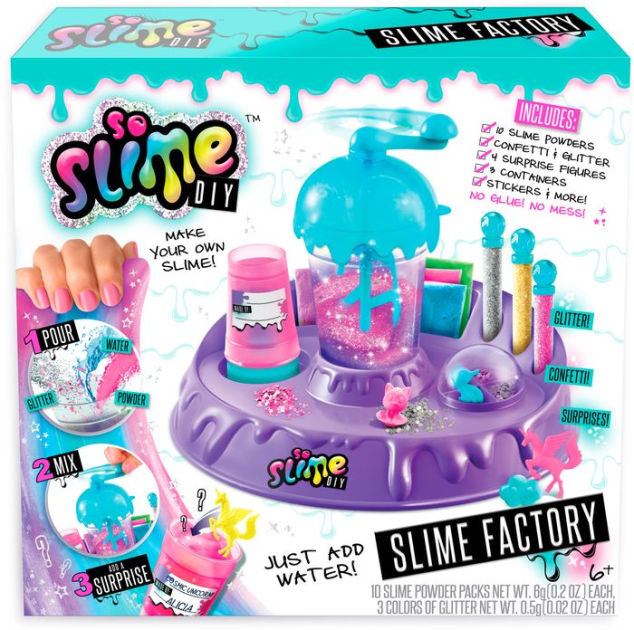science at home slime factory instructions