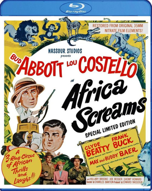 Africa Screams By Charles Barton, Bud Abbott, Lou Costello, Hillary ...