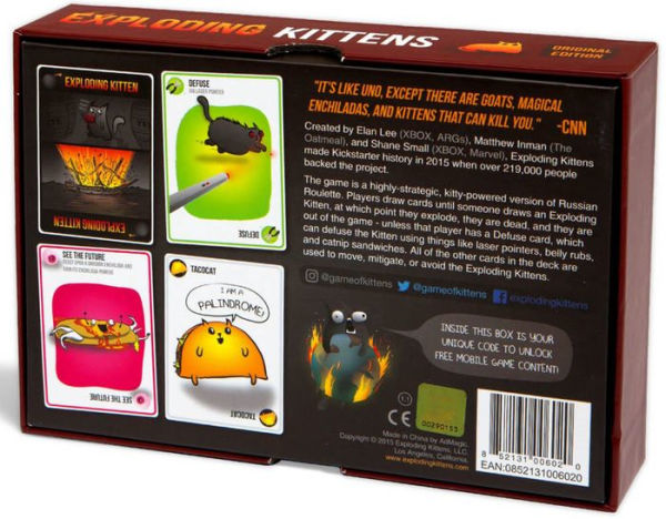 Exploding Kittens Original by Matthew Inman, Elan Lee and Shane Small