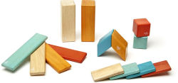 Alternative view 1 of 14 Piece Tegu Magnetic Wooden Block Set, Sunset