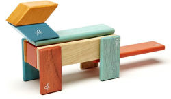 Alternative view 4 of 14 Piece Tegu Magnetic Wooden Block Set, Sunset