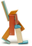 Alternative view 5 of 14 Piece Tegu Magnetic Wooden Block Set, Sunset