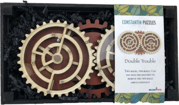 Constantin Wooden Brainteaser Puzzle - Double Trouble