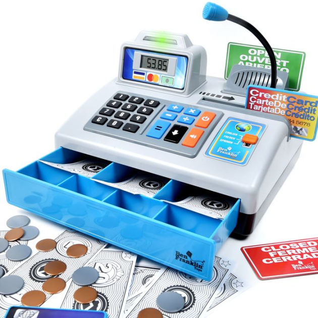 Deluxe cash register store toy