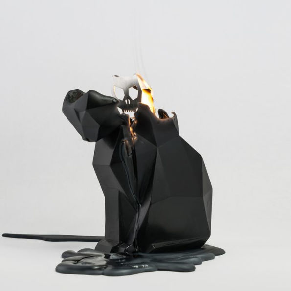 PyroPet Kisa Candle - Black