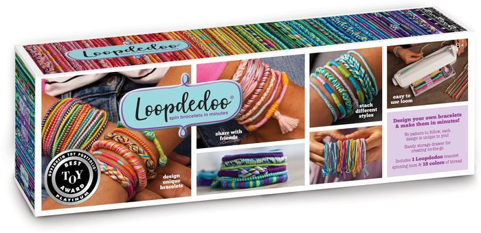 Loopdedoo Spinning Loom Kit Friendship Bracelet Maker New Open Box.
