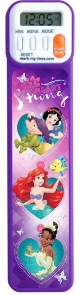 Mark-My-Time 3D Disney Princess Heart Strong Digital Bookmark