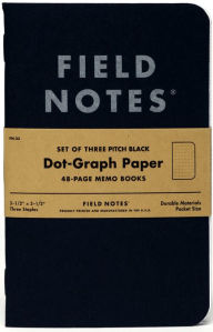 Title: Field Notes Set of 3 Dot-Graph Paper Memo Books