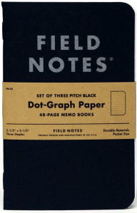 Field Notes Set of 3 Dot-Graph Paper Memo Books