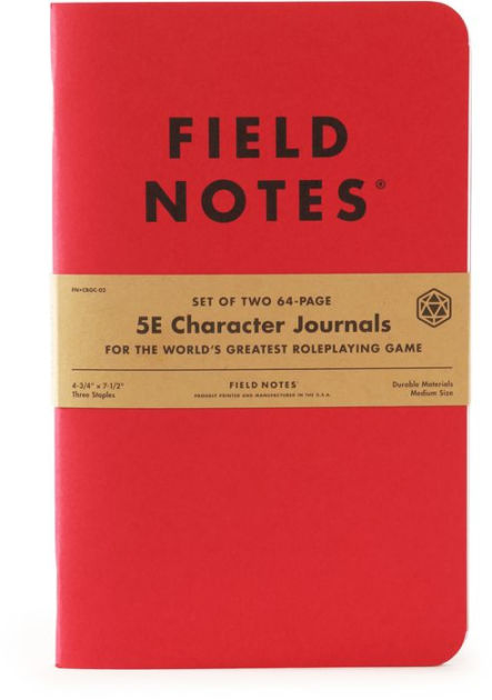 Field Notes 5E Character Journals 2-pack by Field Notes