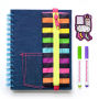 Little MissMatched Attach-a-Patch Denim Notebook