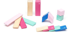 Alternative view 2 of 14 Piece Tegu Magnetic Wooden Block Set, Blossom
