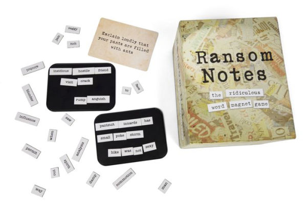 Ransom Notes The Ridiculous Word Magnet Game