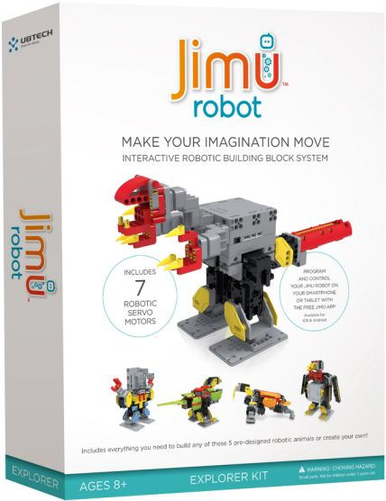 UBTECH JIMU Robot Explorer Kit App Enabled Stem Learning Robotic Building Kit 