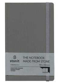 Title: Stonit Stone Paper Notebook 5x8 Dot Grid Pages Grey