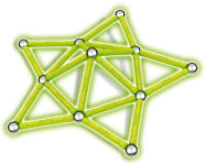 Alternative view 3 of Geomag Glow 40 Piece Construction Set