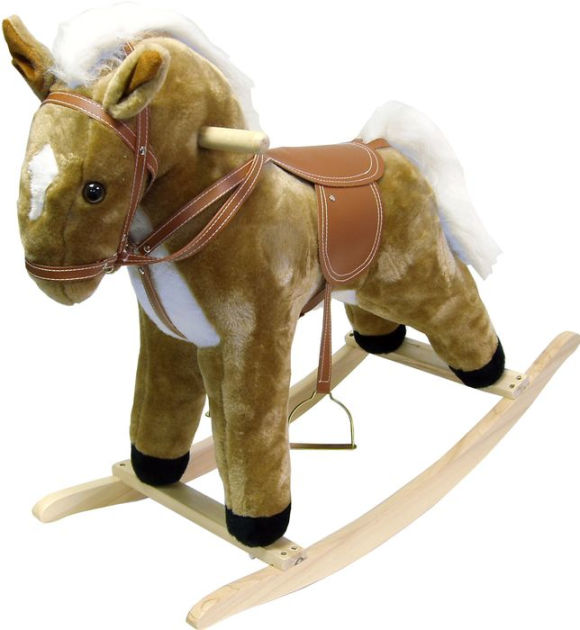 stuffed rocking horse with sound