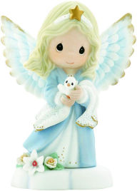 Angel With Dove Figurine